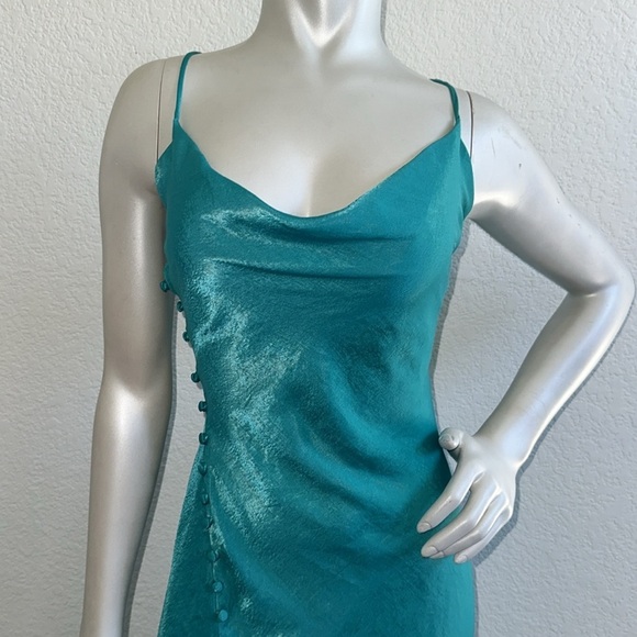 ZARA Satin Lingerie Style Dress - Picture 5 of 11